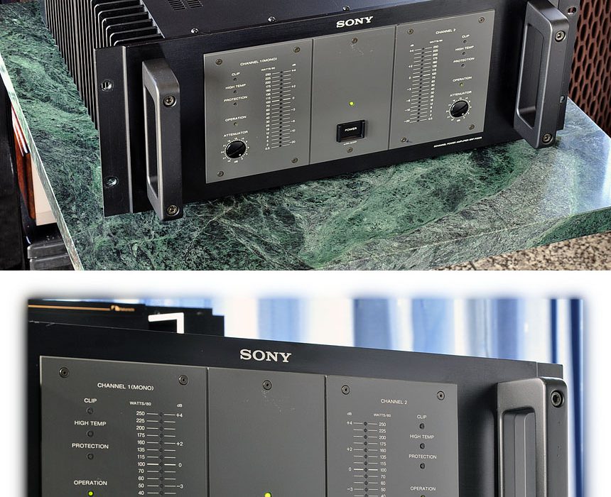 索尼专业级功率放大器 SONY SRP-P2025