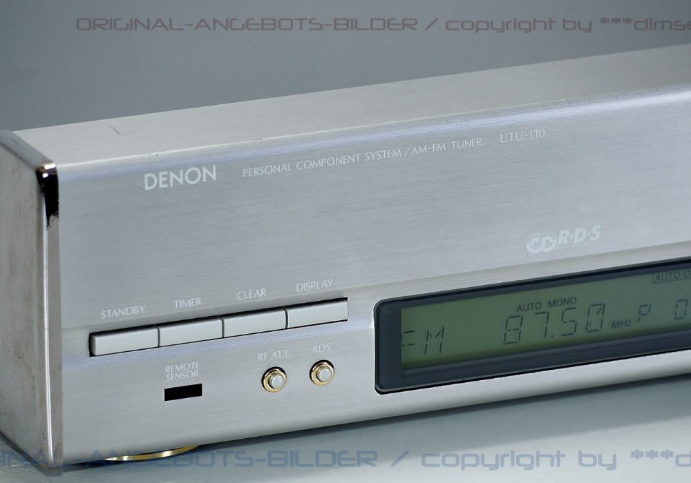 天龙 DENON UTU-110 RDS AM/FM 立体声收音头