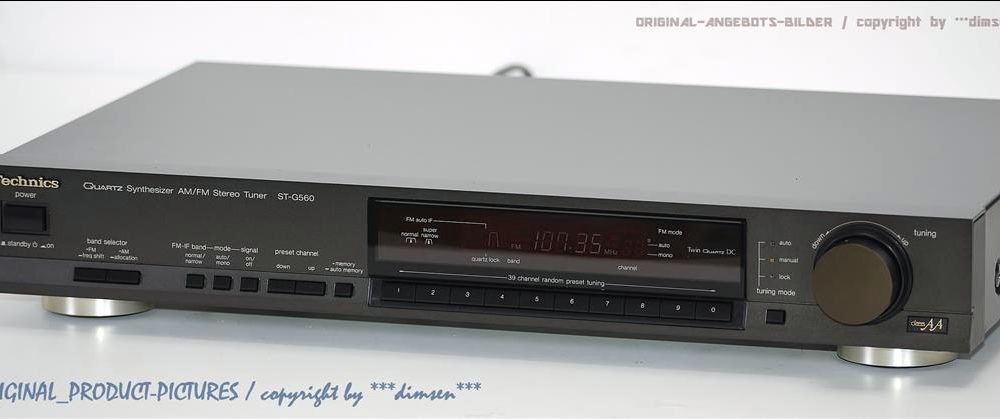 松下 Technics ST-G560 AM/FM 立体声收音头