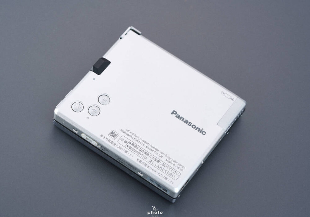 ・動作 松下 Panasonic パナソニック MDLP対応 外付け音箱付 便携式MD播放器 SJ-MJ50-S 整備品