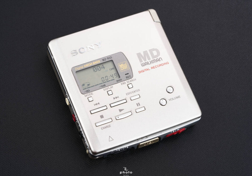 新品級・動作 索尼 SONY 索尼 MD WALKMAN 高級録再機 便携式MD播放器 MZ-R55 整備品